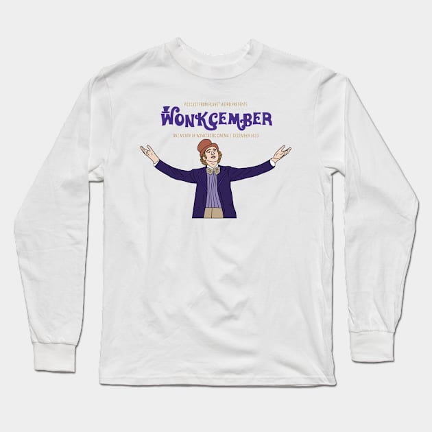 Wonkcember Long Sleeve T-Shirt by PlanetWeirdPod